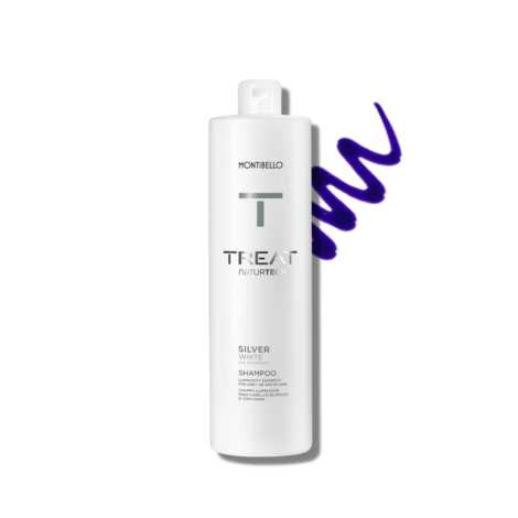 MONTIBELLO TREAT NATURTECH Silver White szampon do włosów blond 1000 ml - 2