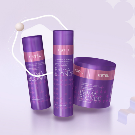 ESTEL PRIMA BLONDE balsam nabłyszczający chłodne odcienie blondu 1000 ml - 4