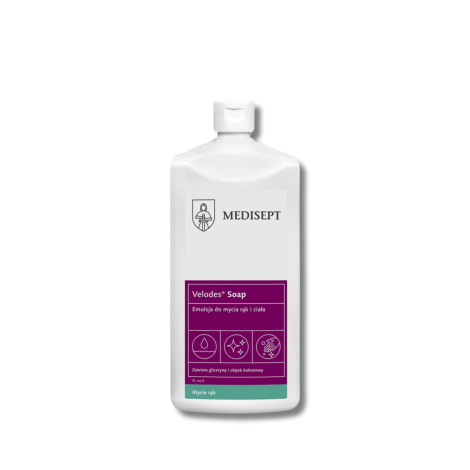 MEDISEPT VELODES Soap emulsja do mycia rąk i ciała 500 ml