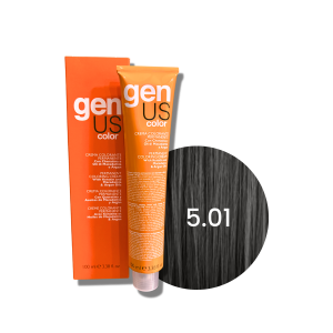 GENUS COLOR krem koloryzujący profesjonalna farba do włosów 100 ml | 5.01