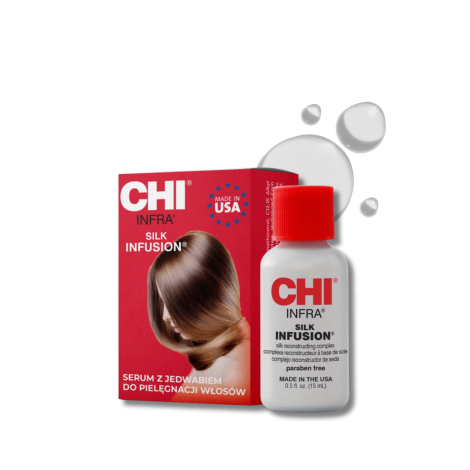 FAROUK CHI INFRA Silk Infusion jedwab naturalny odżywka regenerująca 15 ml - 2