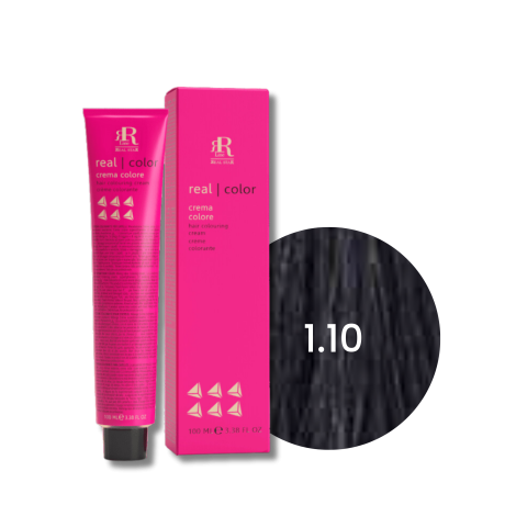 RR LINE REAL COLOR profesjonalna farba do włosów w kremie 100 ml | 1.10