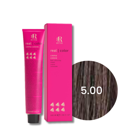 RR LINE REAL COLOR profesjonalna farba do włosów w kremie 100 ml | 5.00