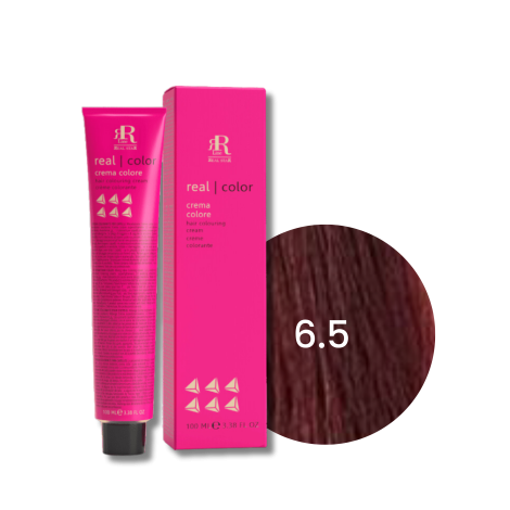 RR LINE REAL COLOR profesjonalna farba do włosów w kremie 100 ml | 6.5