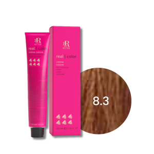 RR LINE REAL COLOR profesjonalna farba do włosów w kremie 100 ml | 8.3
