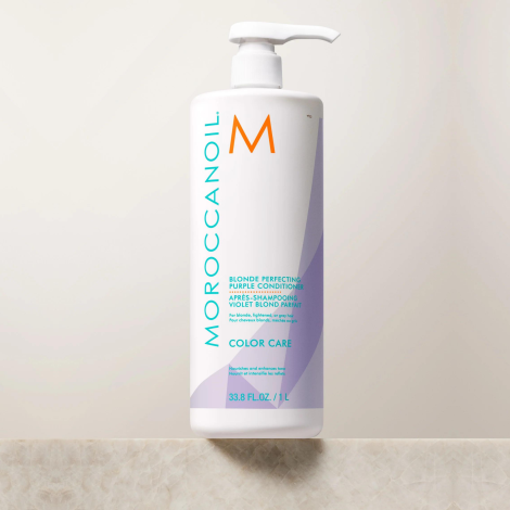 MOROCCANOIL COLOR CARE Blonde Perfecting Purple fioletowa odżywka 1000 ml - 2