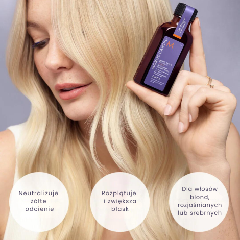 MOROCCANOIL TREATMENT PURPLE olejek arganowy fioletowy kuracja blond 25 ml - 4