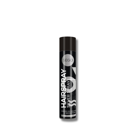 SEGO BROKAT lakier do włosów z brokatem 75 ml | Silver Srebrny