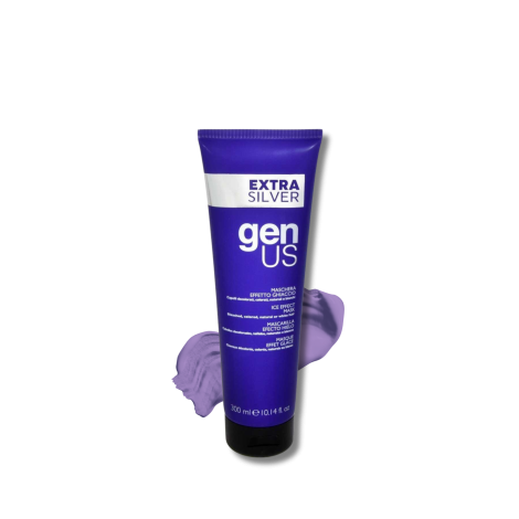 GENUS EXTRA SILVER maska neutralizująca żółte odcienie efekt lodu 300 ml - 2