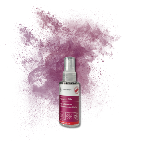 MEDISEPT VELODES Silk płyn do dezynfekcji rąk w sprayu 50 ml - 2