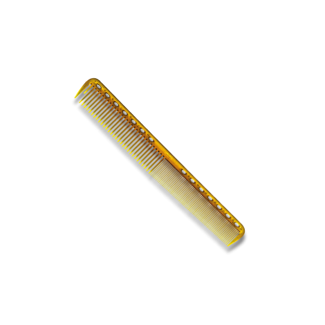 Y.S. PARK 339 profesjonalny grzebień fryzjerski do strzyżenia | Bursztynowy