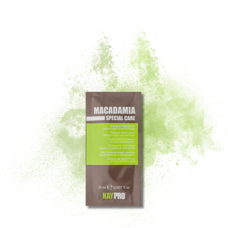KAYPRO MACADAMIA szampon regenerujący do włosów cienkich 15 ml - 2