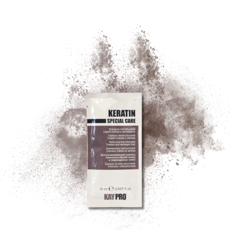 KAYPRO KERATIN szampon regenerujący do włosów z keratyną 15 ml - 2