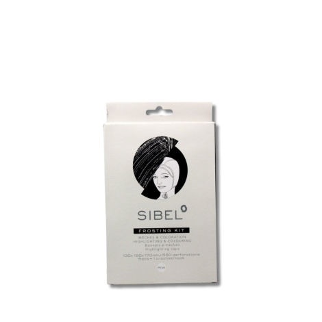 SIBEL FROSTING czepek wiązany z szydełkiem 5 szt.