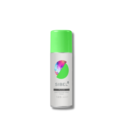 SIBEL HAIR COLOUR SPRAY FLUO lakier fluorescencyjny 125 ml | Zielony