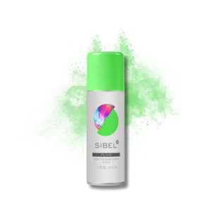 SIBEL HAIR COLOUR SPRAY FLUO lakier fluorescencyjny 125 ml | Zielony - image 2