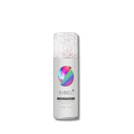 SIBEL HAIR COLOUR SPRAY GLITTER lakier z brokatem 125 ml | Wielokolorowy