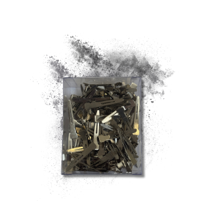 SIBEL klipsy metalowe pojedyncze 1-bolcowe | 100 szt. - image 2