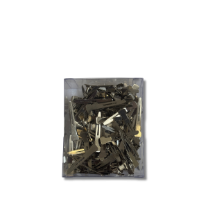 SIBEL klipsy metalowe pojedyncze 1-bolcowe | 100 szt.