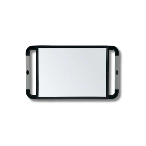 SIBEL V-DESIGN lustro z gumowymi uchwytami czarne