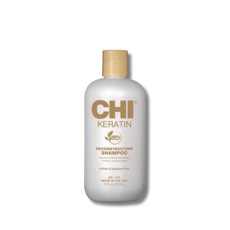CHI KERATIN Shampoo szampon odbudowujący do włosów z keratyną 355 ml