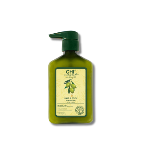 CHI NATURALS OLIVE OIL Hair & Body Conditioner odżywka i żel 2w1 340 ml