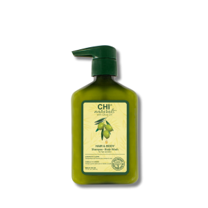 CHI NATURALS OLIVE OIL Hair & Body Shampoo szampon i żel 2w1 340 ml