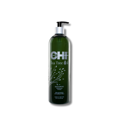 CHI TEA TREE OIL Shampoo przeciwłupieżowy szampon kojący z olejkami 739 ml