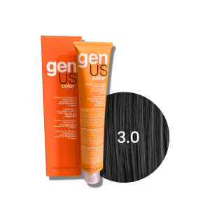 GENUS COLOR krem koloryzujący profesjonalna farba do włosów 100 ml | 3.0