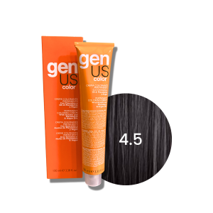 GENUS COLOR krem koloryzujący profesjonalna farba do włosów 100 ml | 4.5