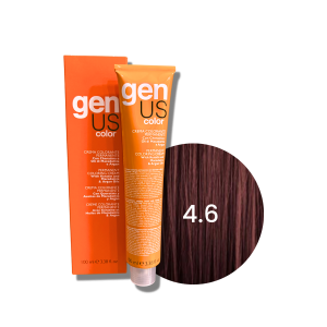 GENUS COLOR krem koloryzujący profesjonalna farba do włosów 100 ml | 4.6