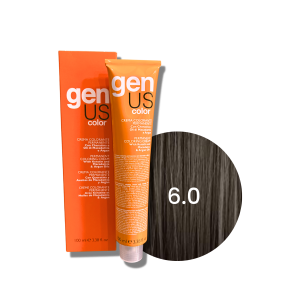 GENUS COLOR krem koloryzujący profesjonalna farba do włosów 100 ml | 6.0