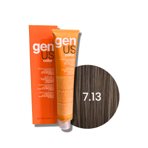 GENUS COLOR krem koloryzujący profesjonalna farba do włosów 100 ml | 7.13