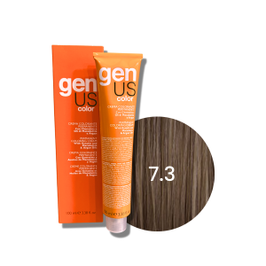 GENUS COLOR krem koloryzujący profesjonalna farba do włosów 100 ml | 7.3