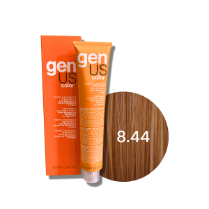 GENUS COLOR krem koloryzujący profesjonalna farba do włosów 100 ml | 8.44