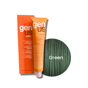 GENUS COLOR krem koloryzujący profesjonalna farba do włosów 100 ml | Green