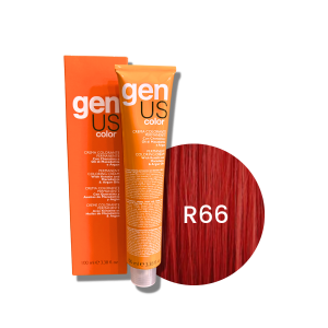 GENUS COLOR krem koloryzujący profesjonalna farba do włosów 100 ml | R66