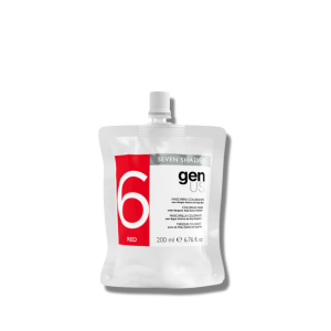 GENUS SEVEN SHADES maska koloryzująca z wodą organiczną 200 ml | Red