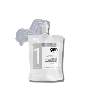 GENUS SEVEN SHADES maska koloryzująca z wodą organiczną 200 ml | Silver - image 2