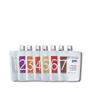 GENUS SEVEN SHADES zestaw masek koloryzujących z wodą organiczną 7 x 200 ml