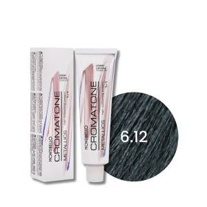 MONTIBELLO CROMATONE METALLICS profesjonalna farba do włosów 60 ml | 6.12