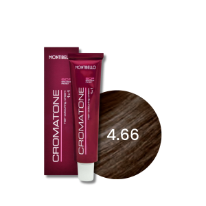 MONTIBELLO CROMATONE profesjonalna trwała farba do włosów 60 ml | 4.66