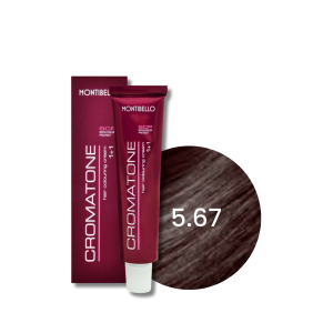 MONTIBELLO CROMATONE profesjonalna trwała farba do włosów 60 ml | 5.67