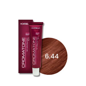 MONTIBELLO CROMATONE profesjonalna trwała farba do włosów 60 ml | 6.44