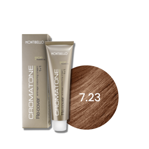 MONTIBELLO CROMATONE RECOVER profesjonalna farba do włosów 60 ml | 7.23