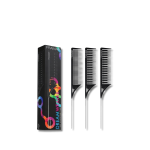 FRAMAR Dream Weaver Comb Set zestaw grzebieni do pasemek 3 szt. | Black