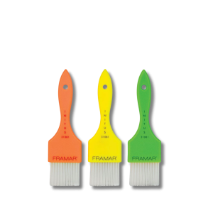 FRAMAR Power Painter Neon zestaw pędzli do farbowania 3 szt. | Neonowe