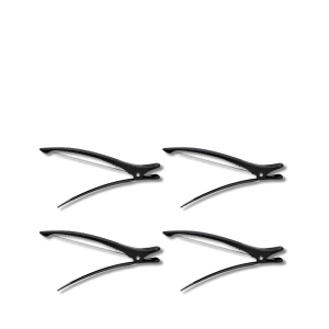 FRAMAR Super Sectioners klipsy fryzjerskie zaciski spinki 4 szt. | Czarne