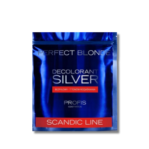 PROFIS SCANDIC LINE Silver bezpyłowy 7 tonowy rozjaśniacz do włosów 500 g