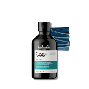 L'OREAL CHROMA CREME szampon neutralizujący czerwone tonów 300 ml | Green - image 2